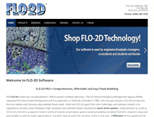 Tablet Screenshot of flo-2d.com
